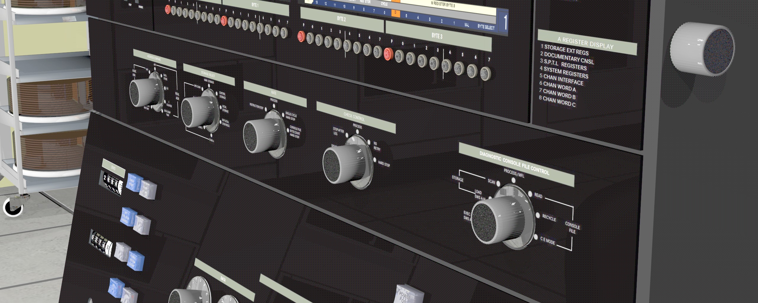 image from Construir el panel de control de un IBM System/370